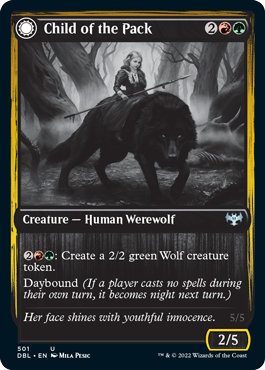 Child of the Pack // Savage Packmate [Innistrad: Double Feature] | Webway Games