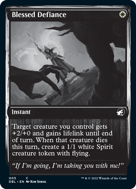 Blessed Defiance [Innistrad: Double Feature] | Webway Games