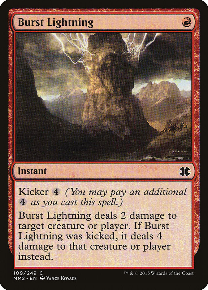 Burst Lightning [Modern Masters 2015] | Webway Games