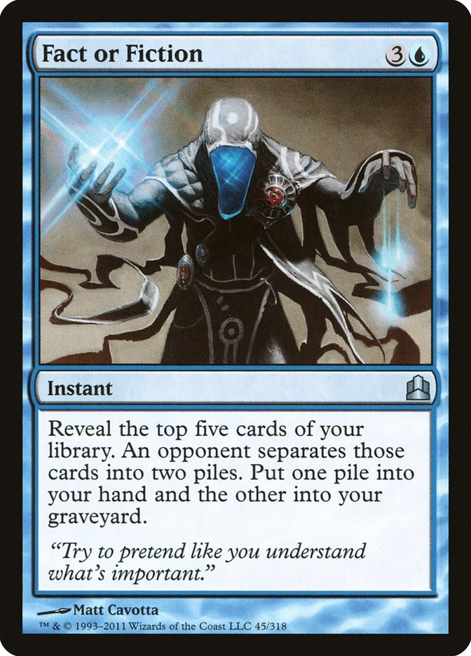 Fact or Fiction [Commander 2011] | Webway Games