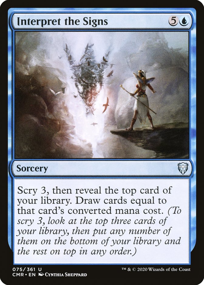Interpret the Signs [Commander Legends] | Webway Games