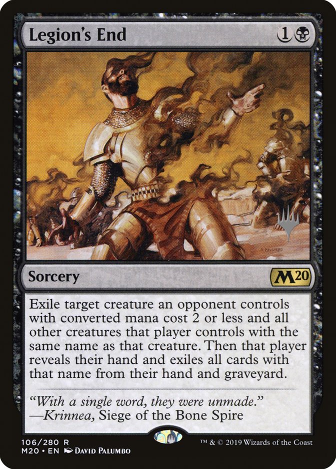 Legion's End (Promo Pack) [Core Set 2020 Promos] | Webway Games