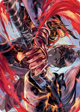 Risona, Asari Commander Art Card [Kamigawa: Neon Dynasty Art Series] | Webway Games