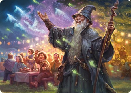 Gandalf, Friend of the Shire Art Card [The Lord of the Rings: Tales of Middle-earth Art Series] | Webway Games