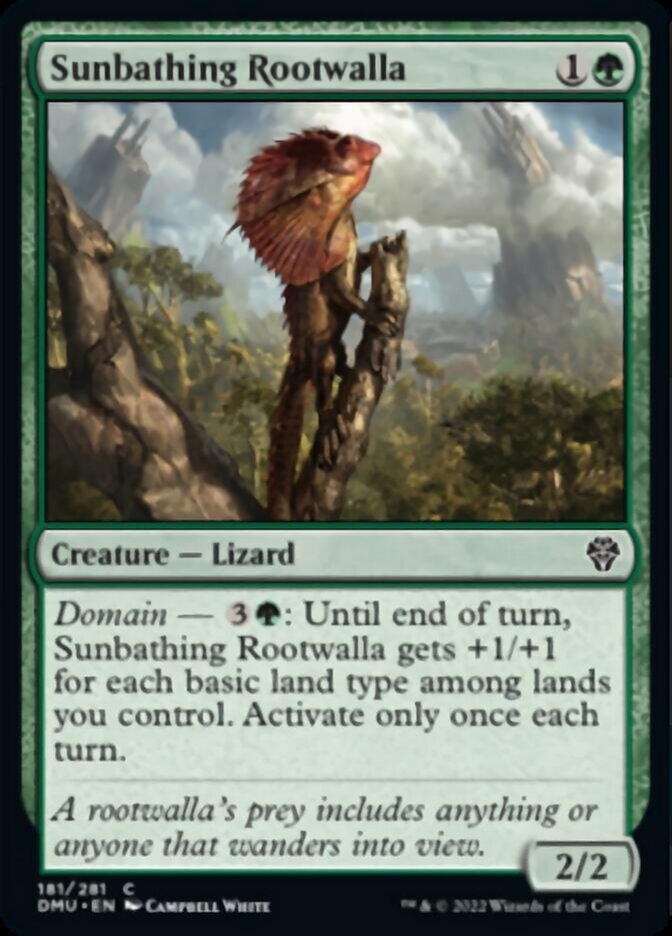 Sunbathing Rootwalla [Dominaria United] | Webway Games