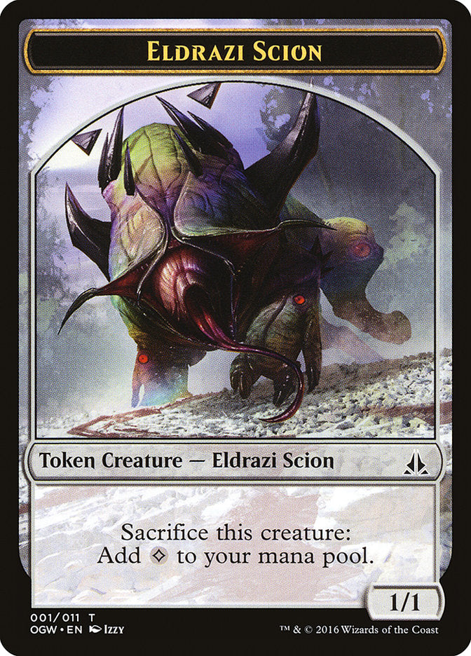 Eldrazi Scion (001/011) [Oath of the Gatewatch Tokens] | Webway Games