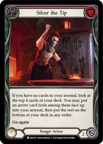 Silver the Tip (Red) [ARC051] Unlimited Rainbow Foil