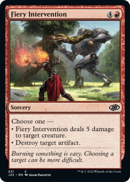 Fiery Intervention [Jumpstart 2022] | Webway Games
