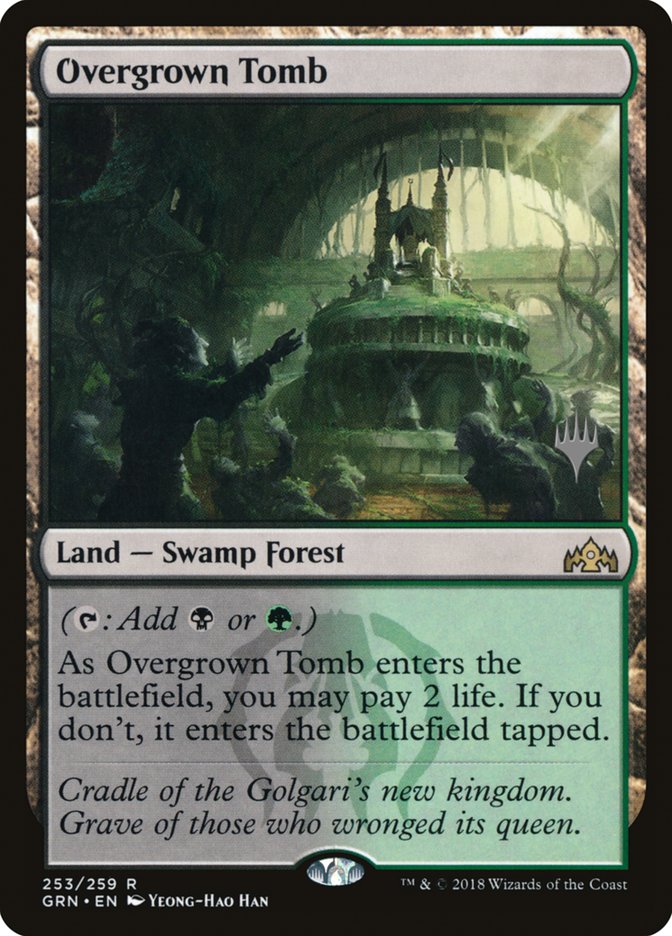 Overgrown Tomb (Promo Pack) [Guilds of Ravnica Promos] | Webway Games
