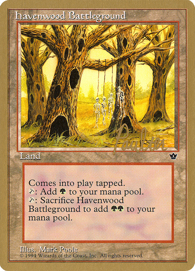 Havenwood Battleground (Preston Poulter) [Pro Tour Collector Set] | Webway Games