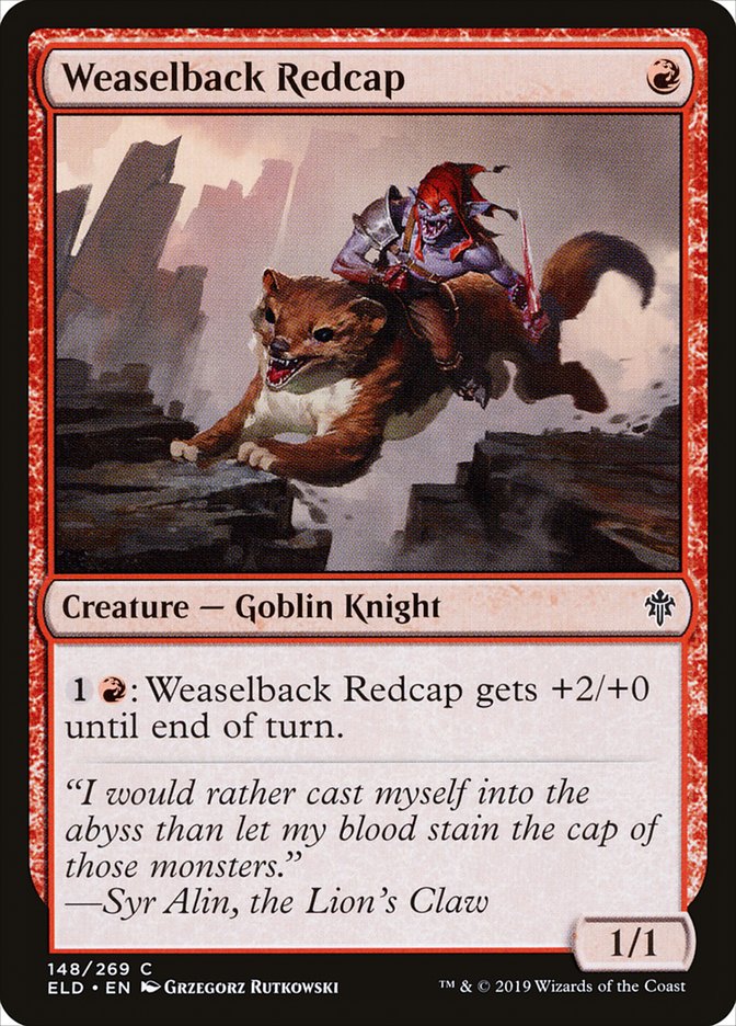 Weaselback Redcap [Throne of Eldraine] | Webway Games