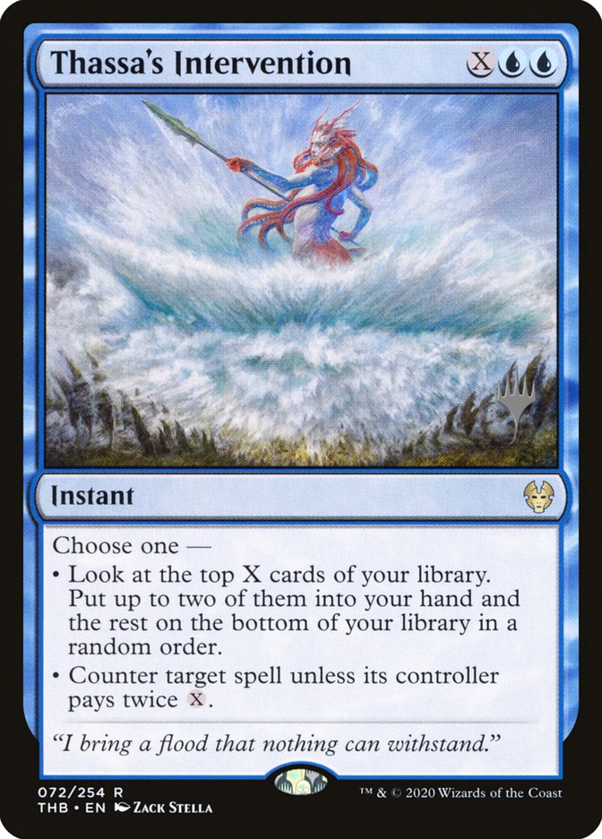 Thassa's Intervention (Promo Pack) [Theros Beyond Death Promos] | Webway Games