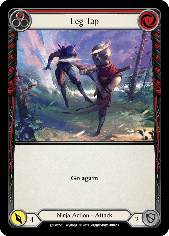 Leg Tap (Red) [KSU012-C] 1st Edition Normal | Webway Games