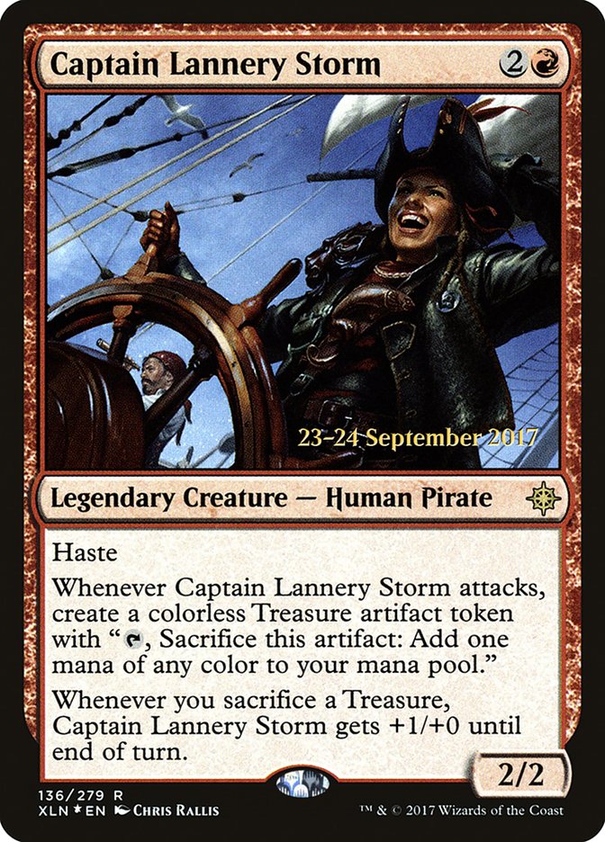 Captain Lannery Storm  (Prerelease) [Ixalan Prerelease Promos] | Webway Games