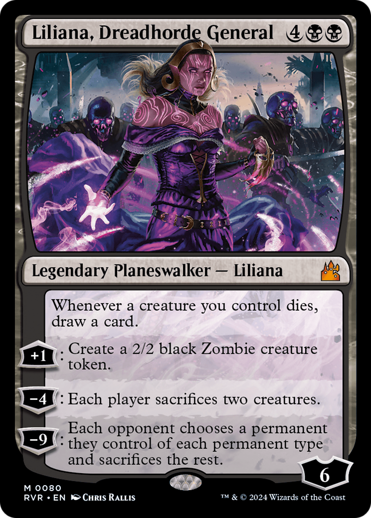 Liliana, Dreadhorde General [Ravnica Remastered] | Webway Games
