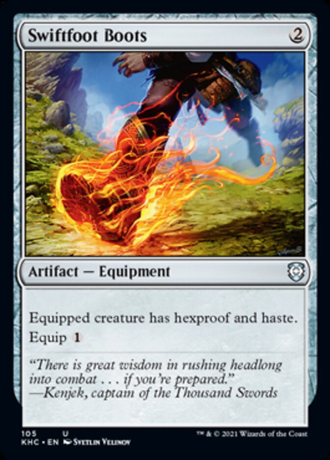 Swiftfoot Boots [Kaldheim Commander] | Webway Games
