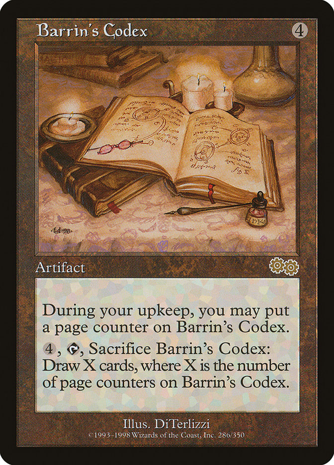 Barrin's Codex [Urza's Saga] | Webway Games