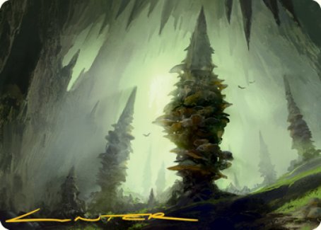 Forest (280) Art Card (Gold-Stamped Signature) [Dungeons & Dragons: Adventures in the Forgotten Realms Art Series] | Webway Games