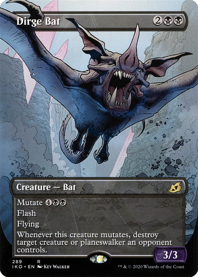 Dirge Bat (Showcase) [Ikoria: Lair of Behemoths] | Webway Games