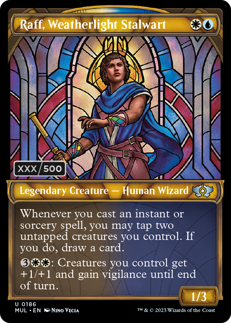 Raff, Weatherlight Stalwart (Serialized) [Multiverse Legends] | Webway Games