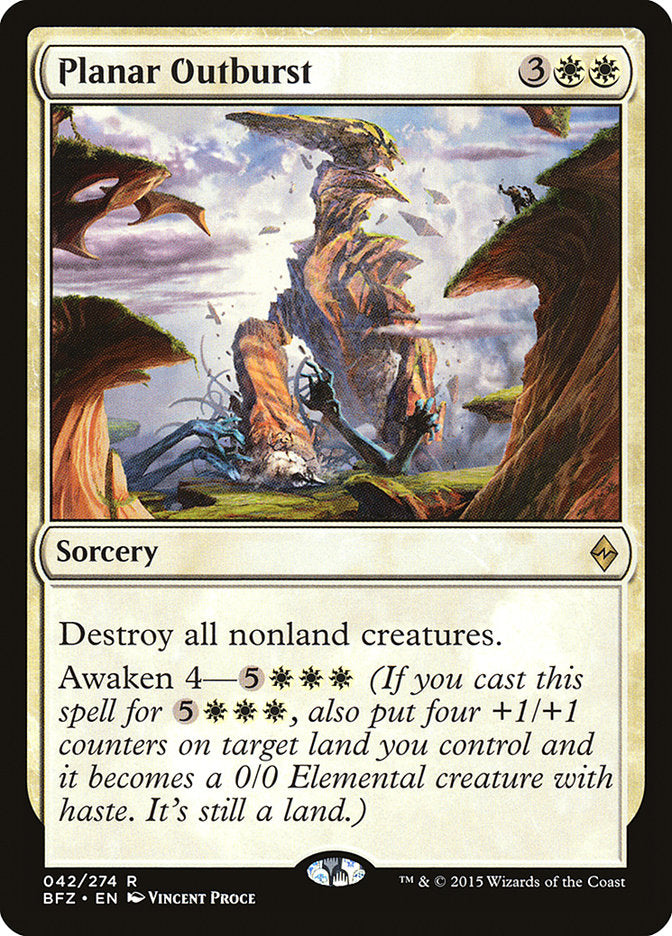 Planar Outburst [Battle for Zendikar] | Webway Games