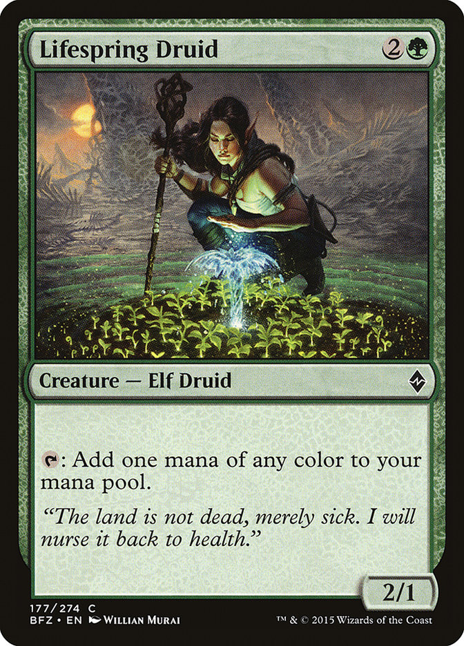 Lifespring Druid [Battle for Zendikar] | Webway Games
