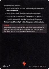 Vampire Wedding Planner (Magic Minigame) [Innistrad: Crimson Vow Minigame] | Webway Games