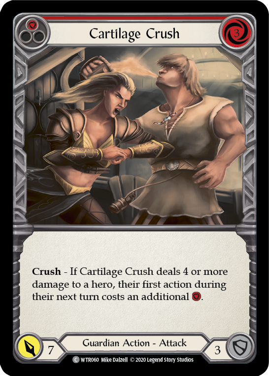 Cartilage Crush (Red) [U-WTR060] (Welcome to Rathe Unlimited)  Unlimited Rainbow Foil | Webway Games