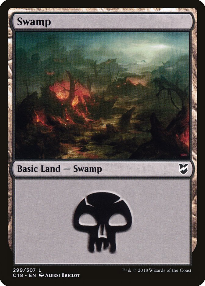 Swamp (#299) [Commander 2018] | Webway Games