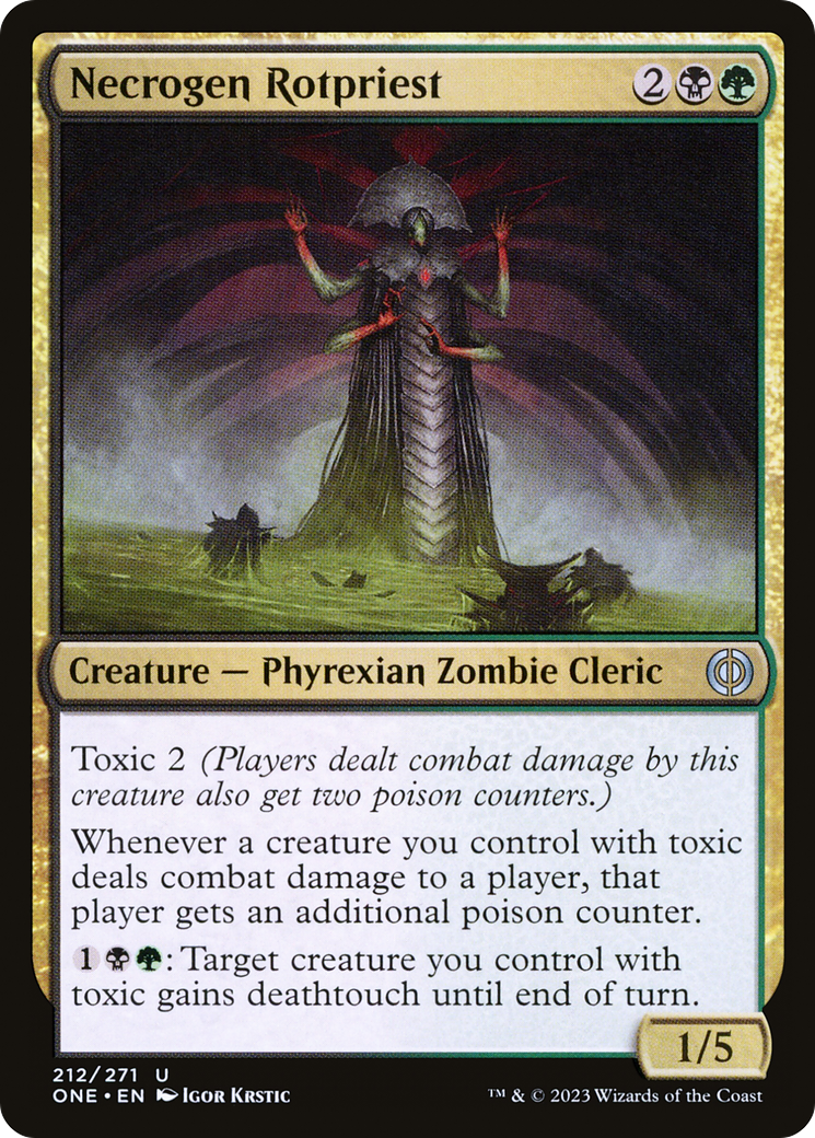 Necrogen Rotpriest [Phyrexia: All Will Be One] | Webway Games