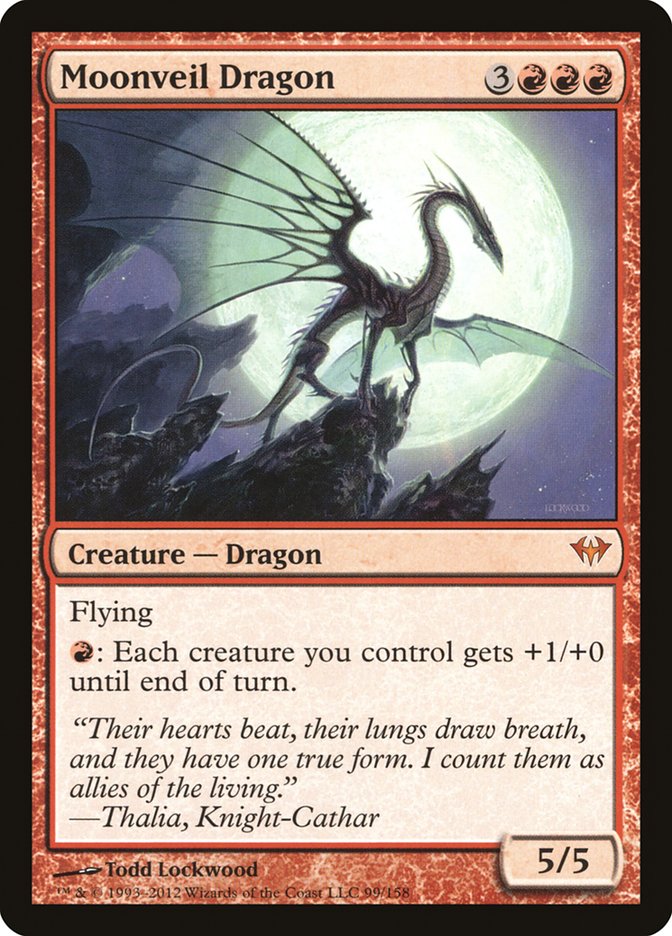 Moonveil Dragon [Dark Ascension] | Webway Games