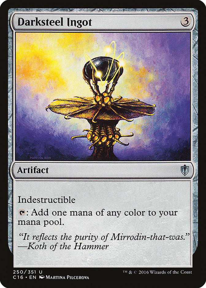 Darksteel Ingot [Commander 2016] | Webway Games