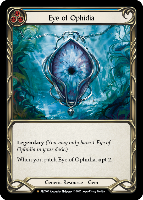 Eye of Ophidia [ARC000] Unlimited Rainbow Foil | Webway Games