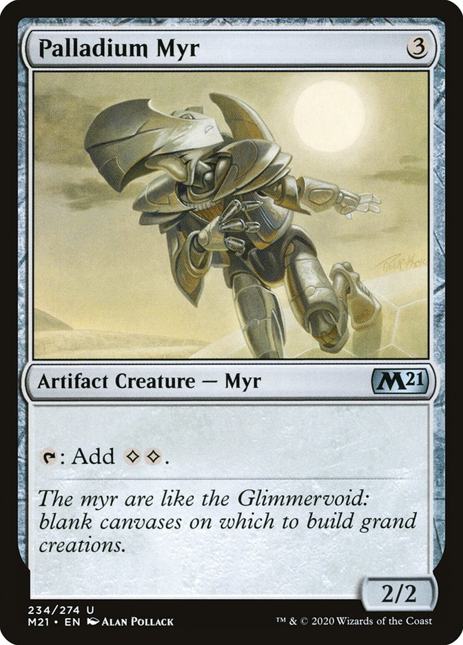 Palladium Myr [Core Set 2021] | Webway Games