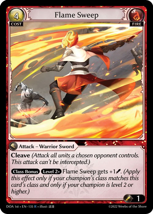 Flame Sweep (135) [Dawn of Ashes: 1st Edition] | Webway Games