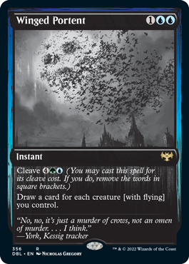 Winged Portent [Innistrad: Double Feature] | Webway Games