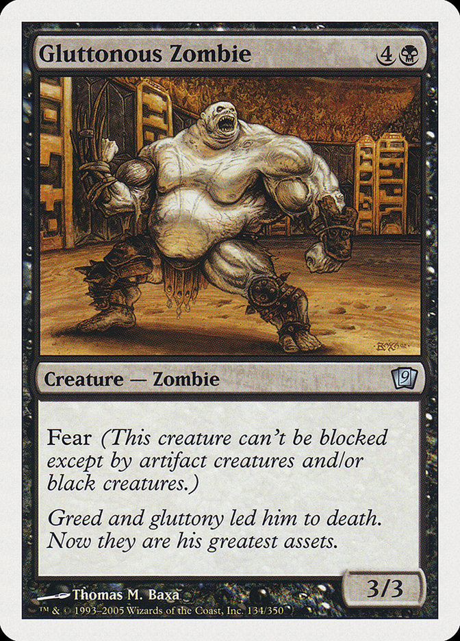Gluttonous Zombie [Ninth Edition] | Webway Games