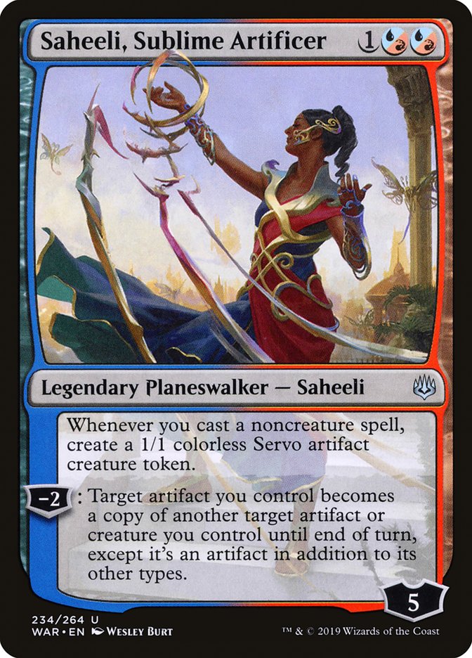 Saheeli, Sublime Artificer [War of the Spark] | Webway Games