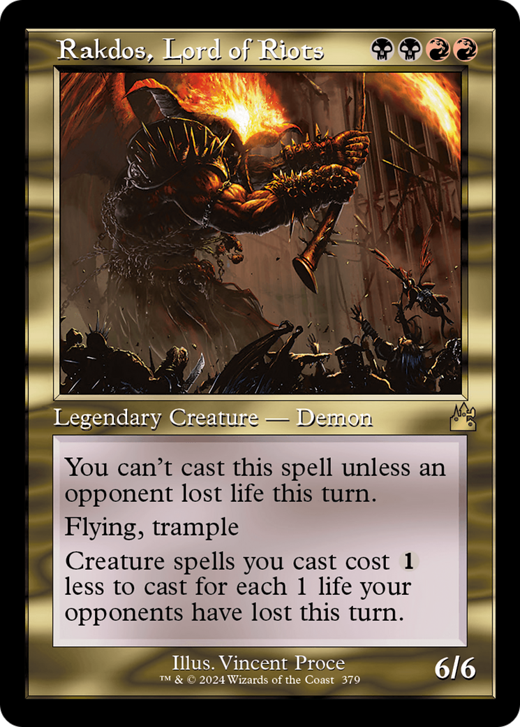 Rakdos, Lord of Riots (Retro Frame) [Ravnica Remastered] | Webway Games