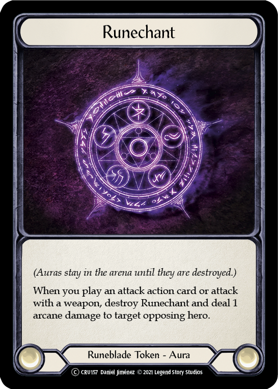 Runechant [U-CRU157-RF] Unlimited Rainbow Foil | Webway Games