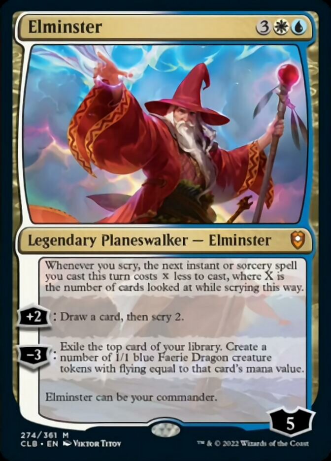 Elminster [Commander Legends: Battle for Baldur's Gate] | Webway Games