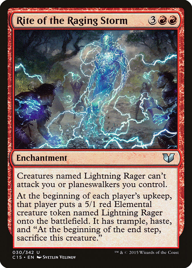 Rite of the Raging Storm [Commander 2015] | Webway Games