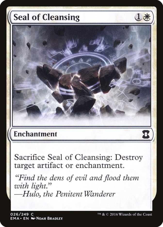 Seal of Cleansing [Eternal Masters] | Webway Games
