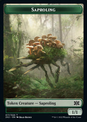 Saproling // Angel Double-sided Token [Double Masters 2022 Tokens] | Webway Games
