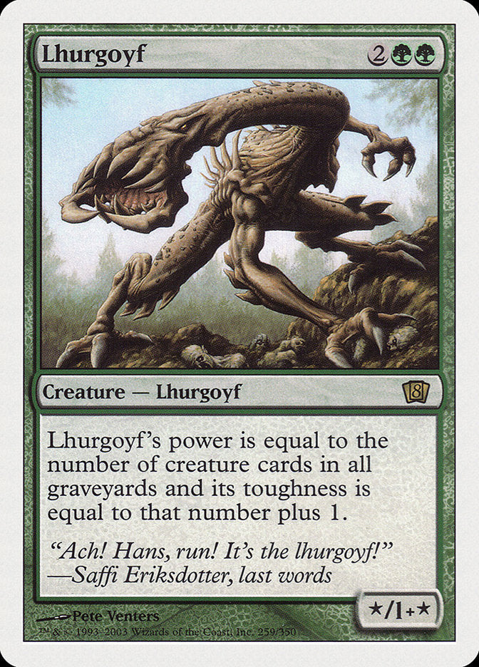 Lhurgoyf [Eighth Edition] | Webway Games