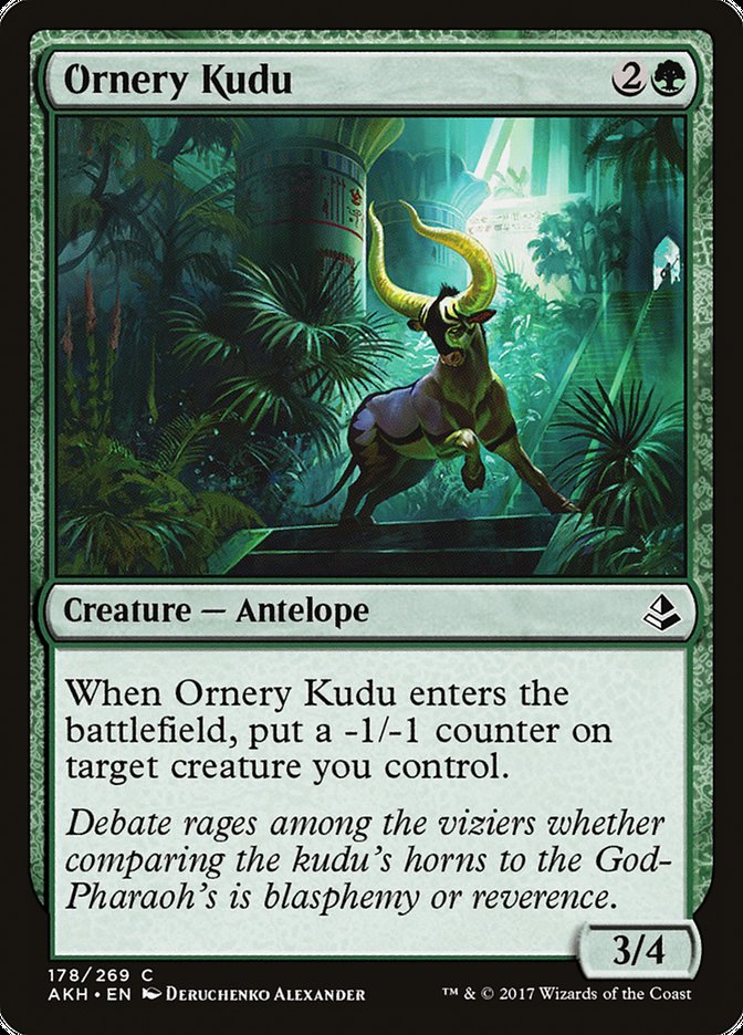 Ornery Kudu [Amonkhet] | Webway Games