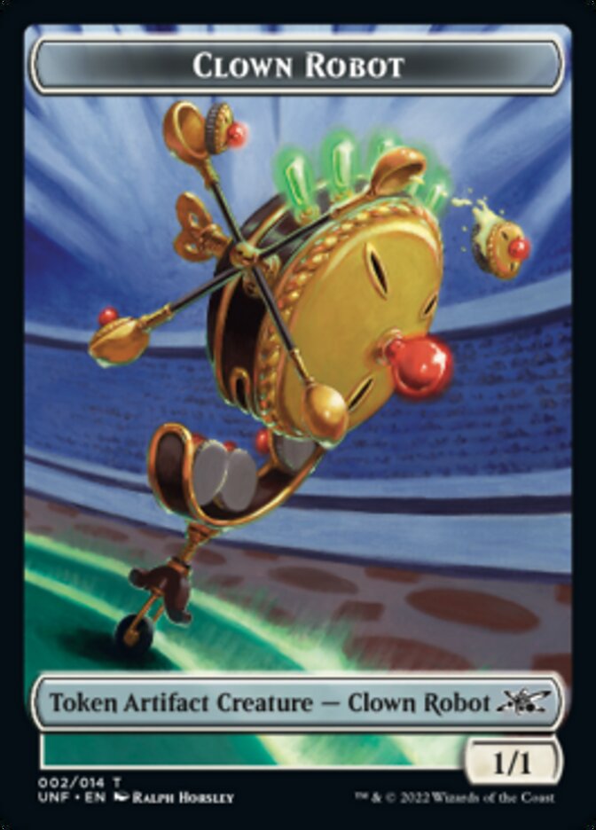 Clown Robot (002) Token [Unfinity Tokens] | Webway Games