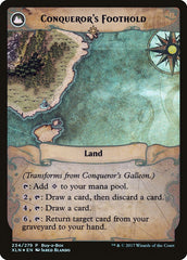 Conqueror's Galleon // Conqueror's Foothold (Buy-A-Box) [Ixalan Treasure Chest] | Webway Games