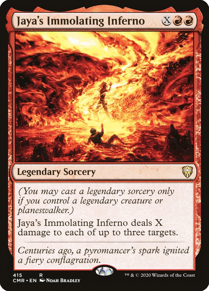 Jaya's Immolating Inferno [Commander Legends] | Webway Games