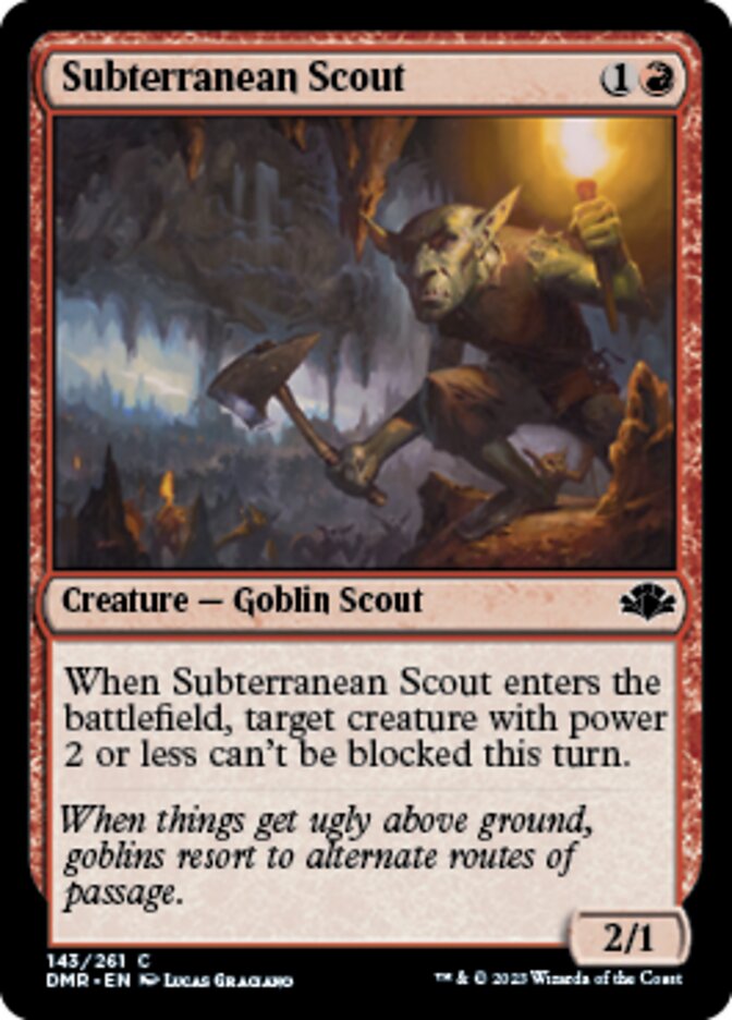 Subterranean Scout [Dominaria Remastered] | Webway Games